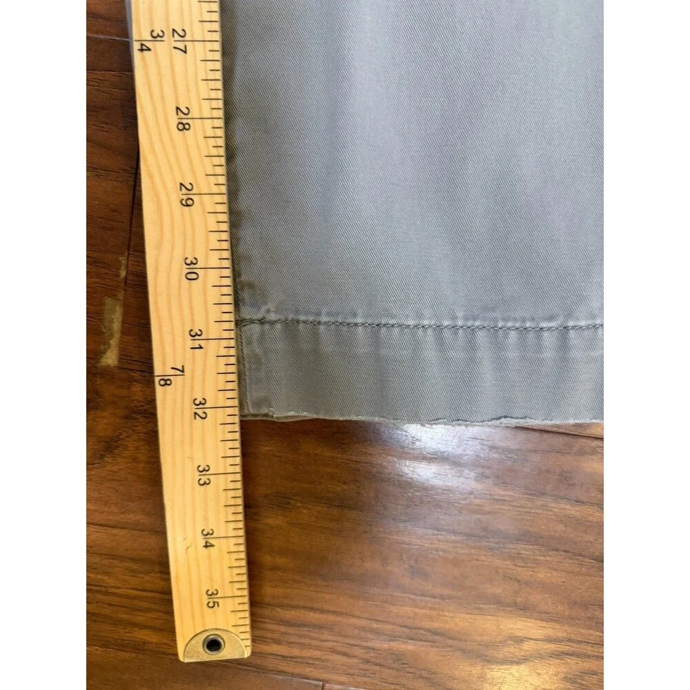 Polo Ralph Lauren Mens Classic Fit Grey Chino Pants 32x32 Actual FLAW